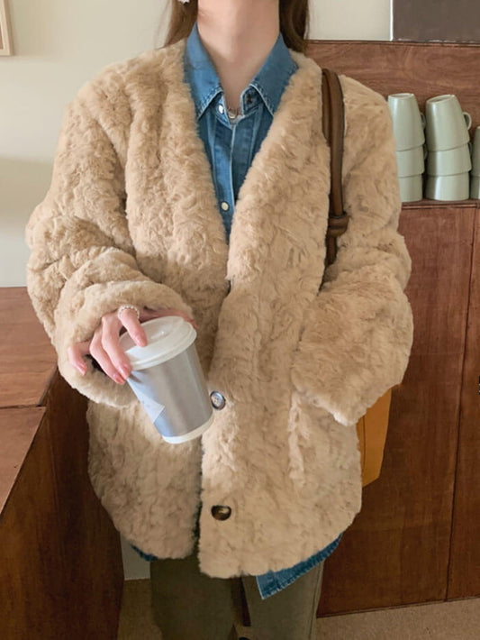 VERILADY | Áo khoác lông mịn