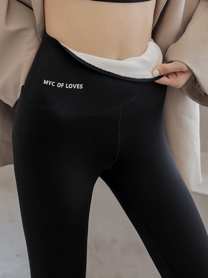 VERILADY | Quần legging tập yoga ấm áp với lớp lót lông cừu