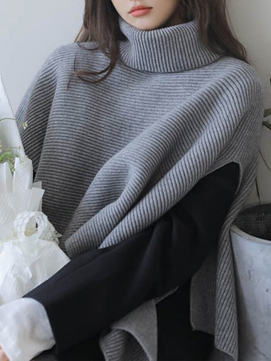 XÁC MINH | Poncho đan bất đối xứng