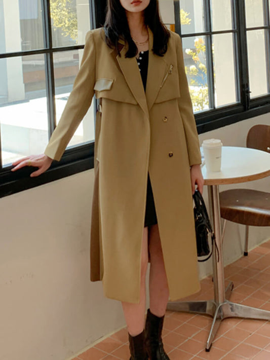 VERILADY | 肩掛けトップス&トレンチコート2点セット