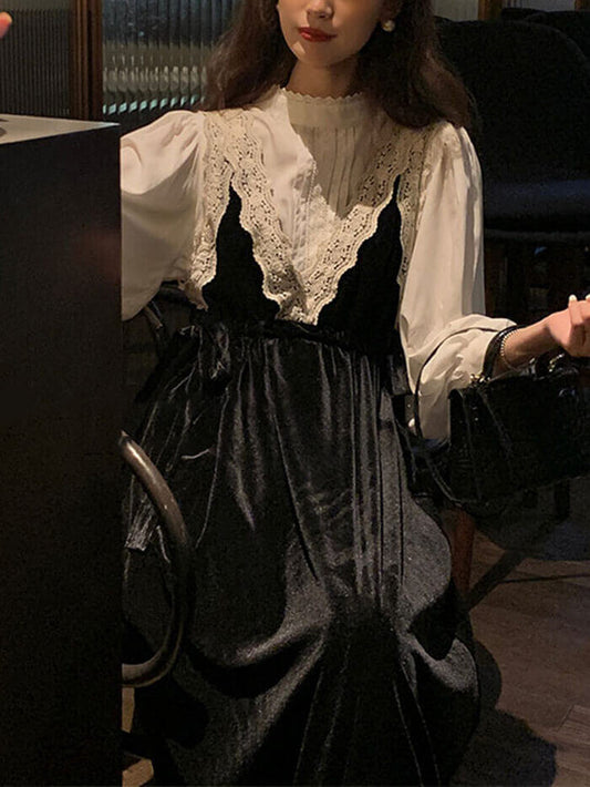 VERILADY |Váy nhảy Corten thiết kế ren