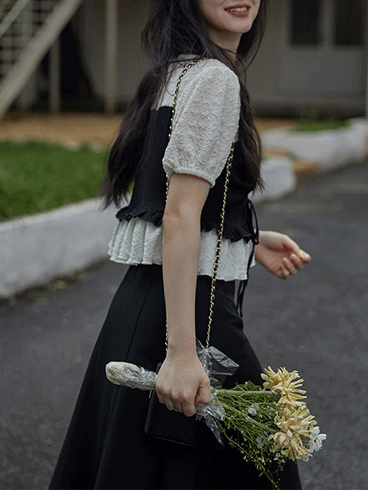 XÁC MINH | Áo đan dây đan Bustier