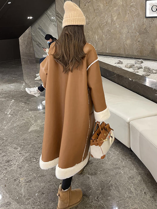 XÁC MINH | Áo khoác Faux Mouton có thể đảo ngược