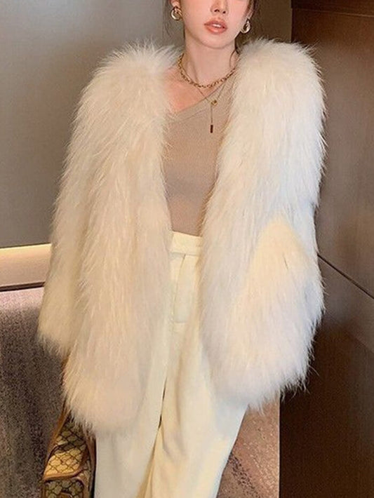 VERILADY |Áo khoác lông thú mềm mại