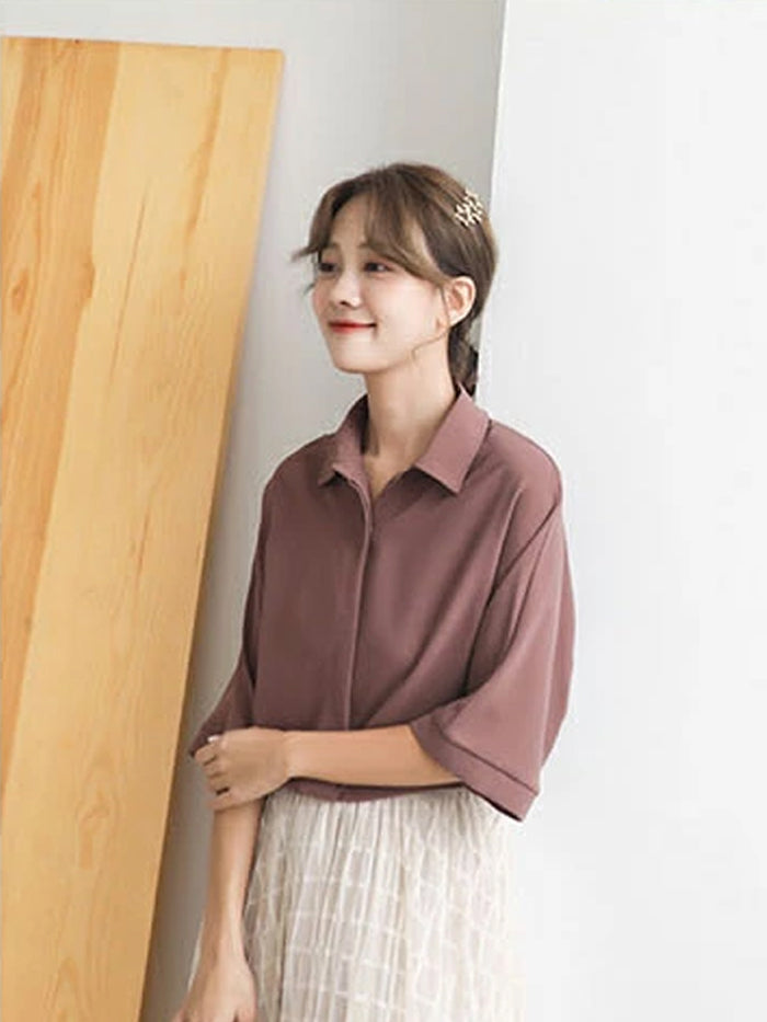 VERILADY Áo Cổ Tròn Xuân Hè