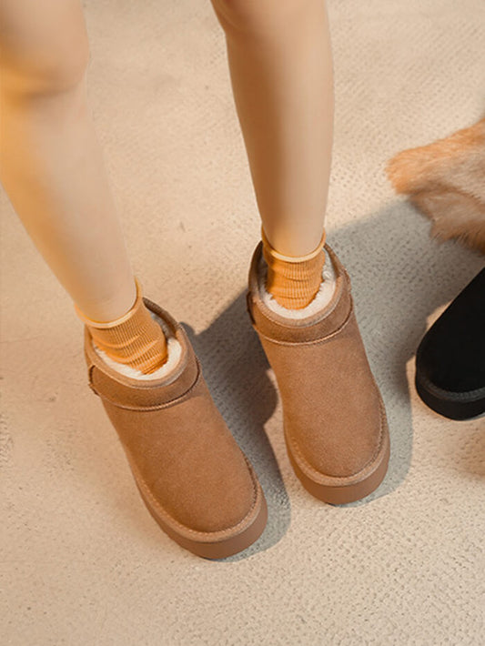 VERILADY | Bốt Mouton Đế Dày