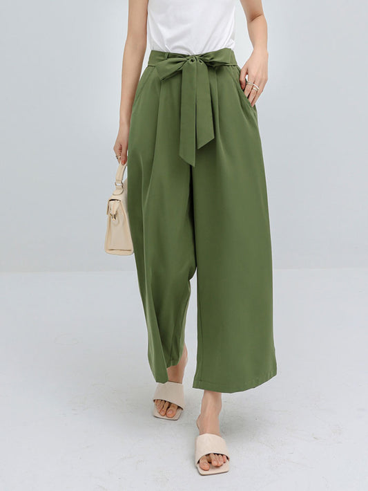 VERILADY | Quần Ống Rộng Ruy Băng Thoải Mái