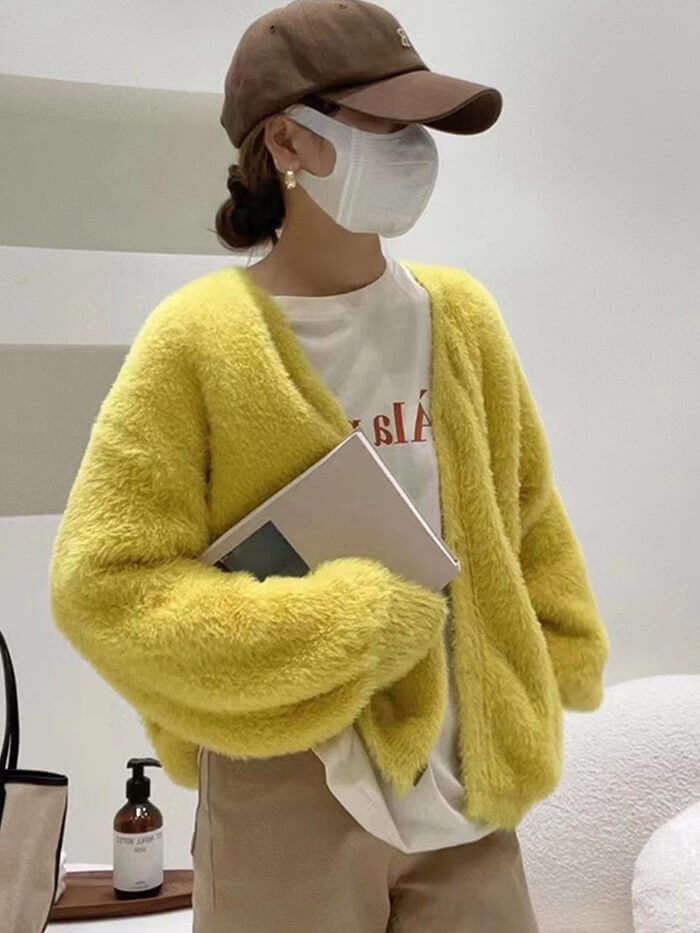 XÁC MINH | CARDIGAN SHAGY KNIT