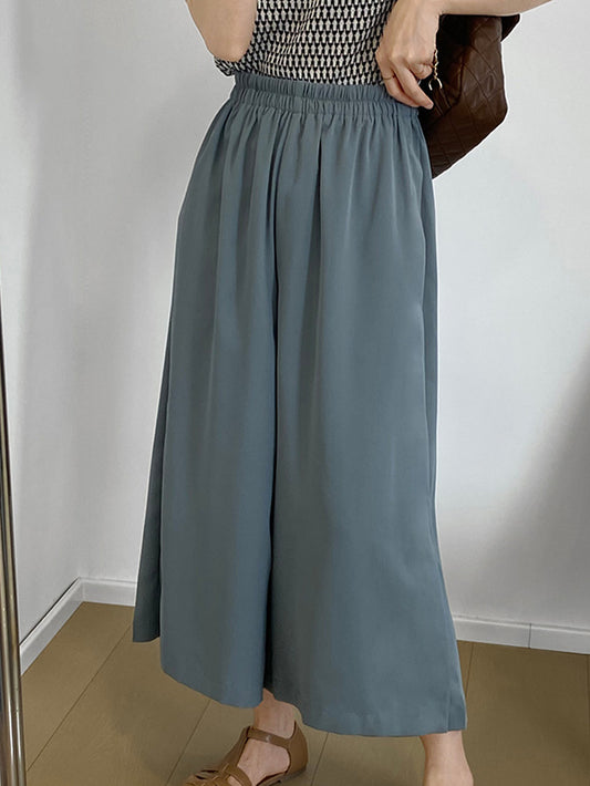 VERILADY |Quần ống rộng xếp nếp