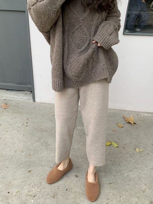 VERILADY | Quần ống rộng dệt kim