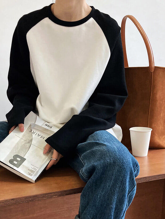 VERILADY | Áo thun dài kết hợp nhiều màu