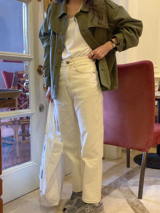 VERILADY |Áo khoác sơ mi quân đội