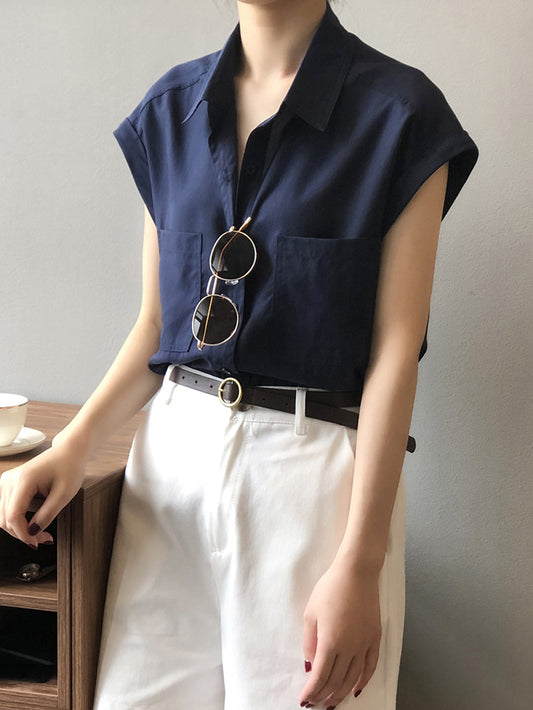 VERILADY | Áo Sơ Mi Trơn Không Tay Thời Trang