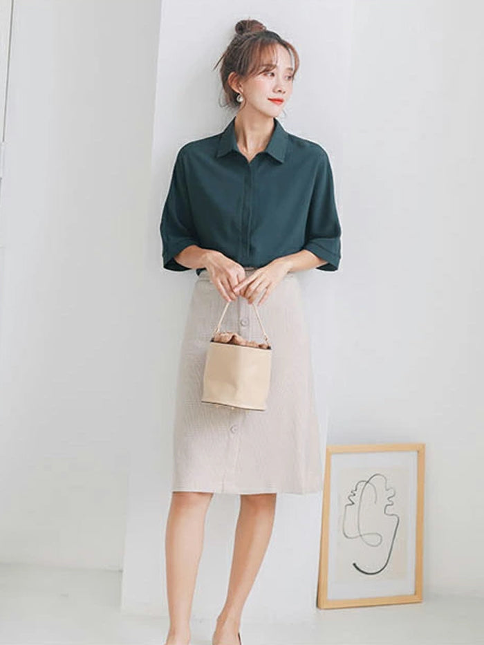 VERILADY Áo Cổ Tròn Xuân Hè