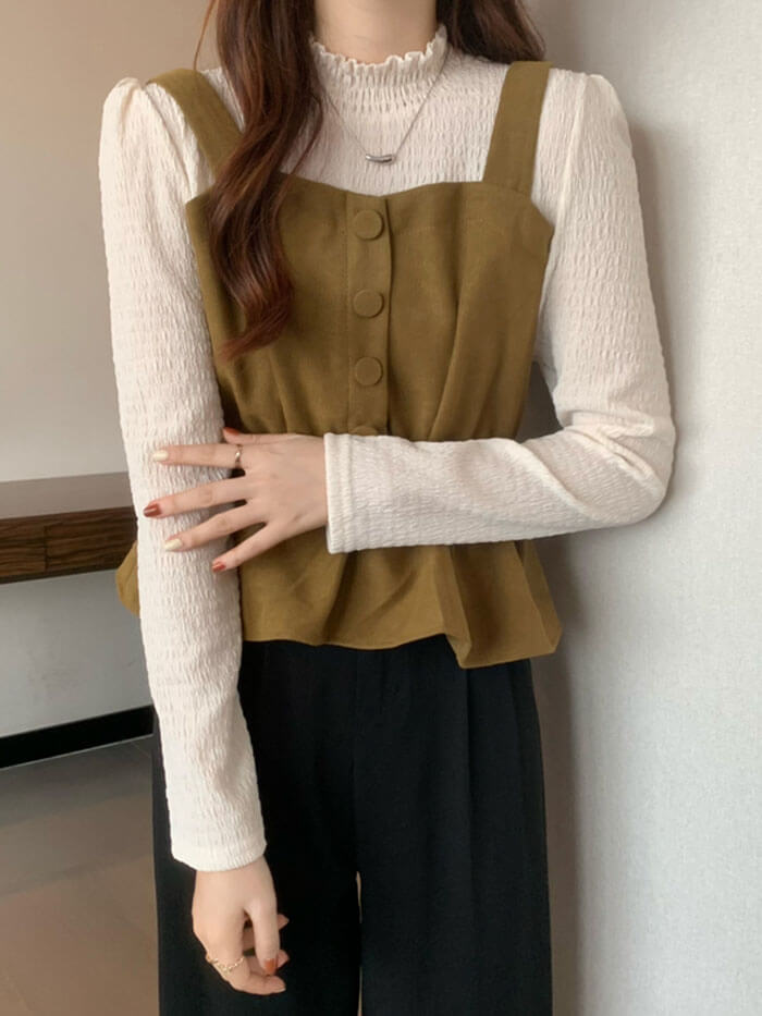 VERILADY | NÚT VEST LỚP ÁO PHÁP