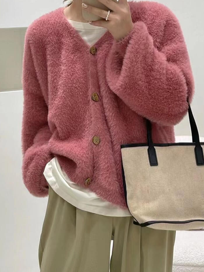 XÁC MINH | CARDIGAN SHAGY KNIT
