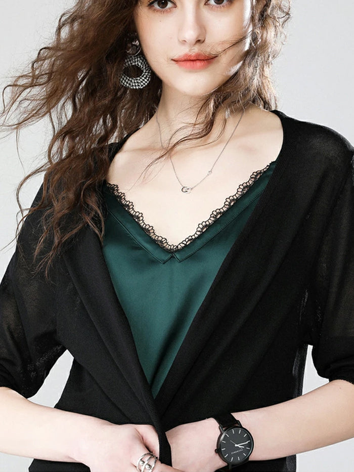 VERILADY | リネンタッチ春夏ロングカーディガン