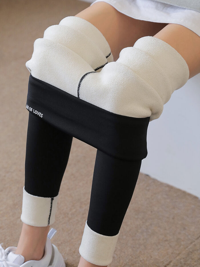 VERILADY | Quần legging tập yoga ấm áp với lớp lót lông cừu