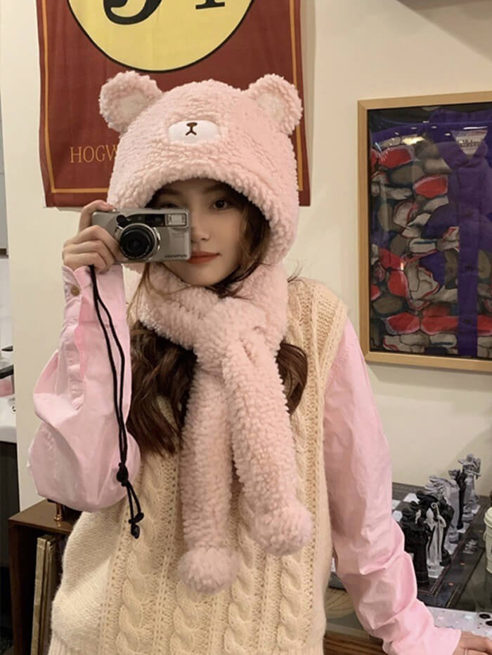 VERILADY | Khăn trùm đầu dễ thương của Kuma-chan