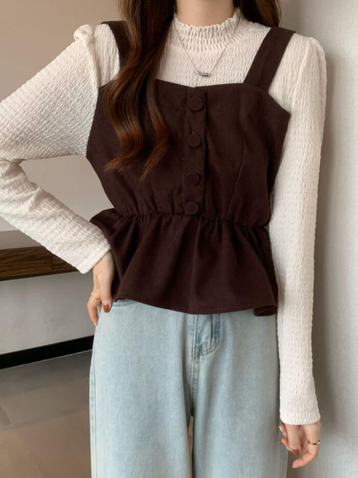 VERILADY | NÚT VEST LỚP ÁO PHÁP