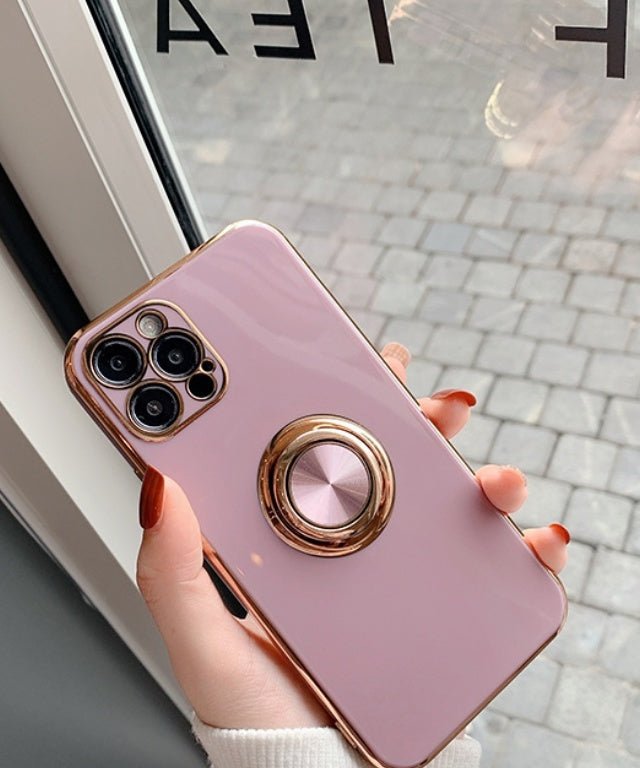 リング一体型ソフトラバースマホケース - jemiremi