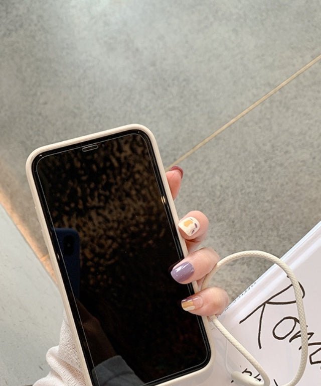 リング一体型マットシリコンスマホケース - jemiremi