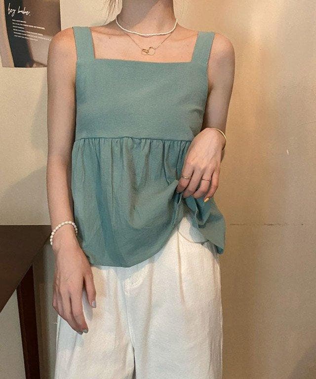 バックリボンショートキャミソール - jemiremi