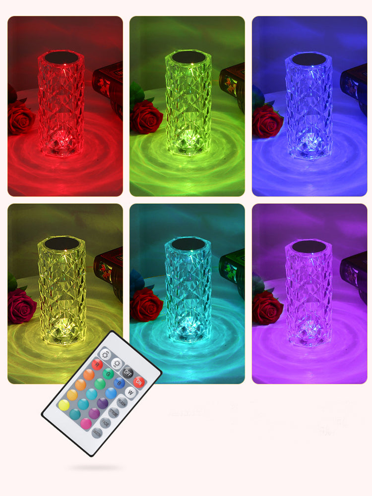 XÁC MINH|Đèn Acrylic Đèn Bara Đèn LED Đèn pha lê cảm ứng