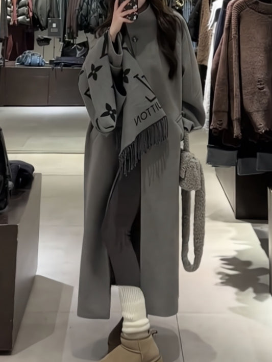 VERILADY |スタンドカラーロングコート