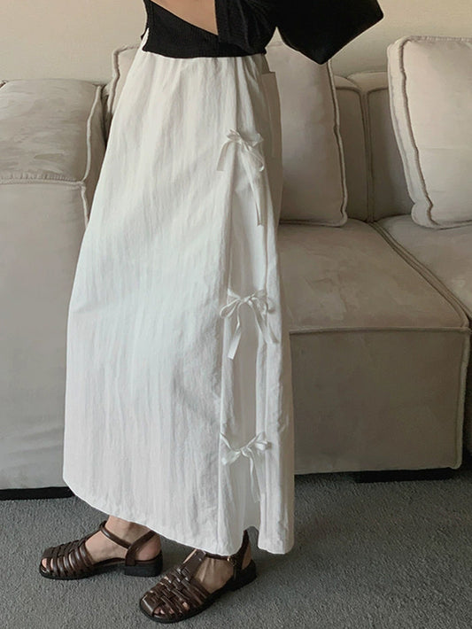 VERILADY |韓国風サイドリボンスカート