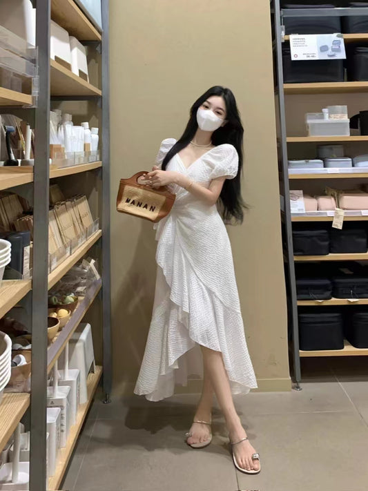 VERILADY |フレンチフレア裾ワンピース