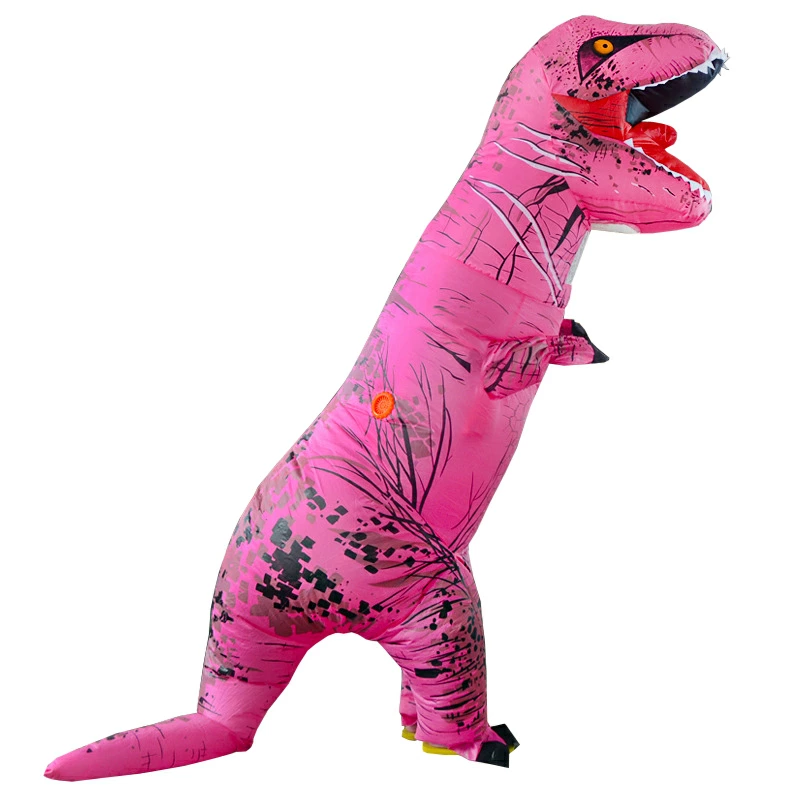 ★ティラノサウルス インフレータブルスーツ コスプレ服 大人用 子供用 T-REX 恐竜服 コスプレ服 コスプレ 子供 恐竜 着ぐるみ ハロウィーン イベント お誕生日 お祝い レース 大人用160-190cm 子供用120-150cm 送料無料