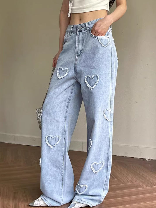 VERILADY |ハートデザインデニムパンツ