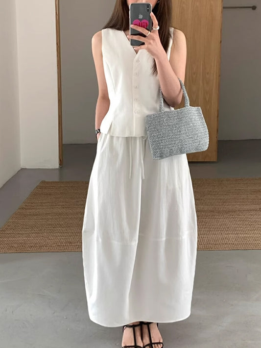 VERILADY |ジレ+スカート2点セット