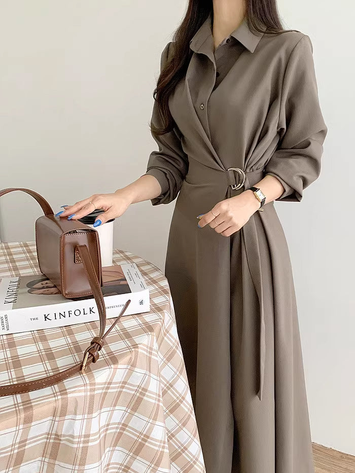 VERILADY |ウエストデザインシャツワンピース