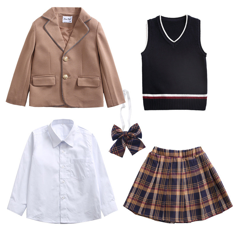 2023 newフォーマル子供スーツ 5点セット