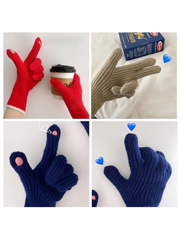 VERILADY | 防寒リブニット手袋