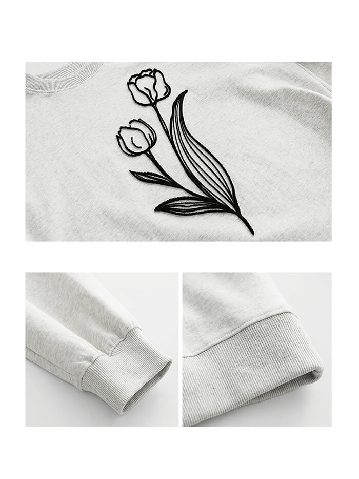 VERILADY | 花朵圖案針織套頭衫