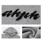 VERILADY |ロゴビッグシルエットニット　フード付きセーター　ユニセックス　メンズライク