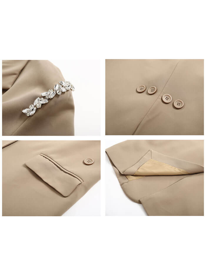 XÁC MINH | Áo khoác được thiết kế riêng với kim cương giả trên vai