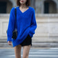 XÁC MINH | KLEIN BLUE KNIT TOP 