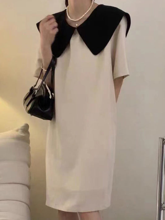 VERILADY | 韓版大領連衣裙後背絲帶
