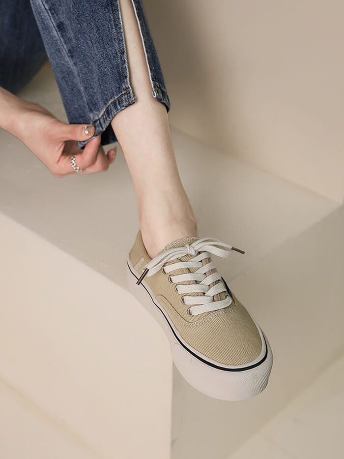VERILADY | 厚底縫線低幫運動鞋